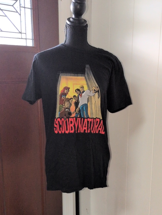 Supernatural Tops - Scoobynatural Graphic Tee - Black